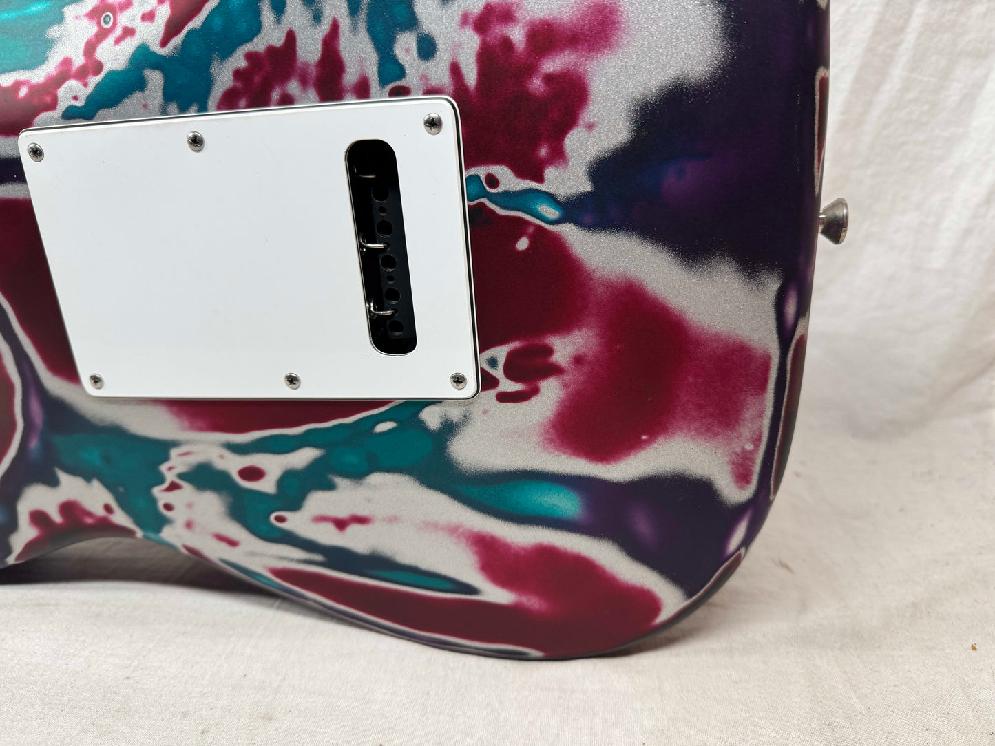 James Tyler Los Angeles Custom Shop Classic HSS S-style Guitar with Case - Psychedelic Vomit - s/n: 2158