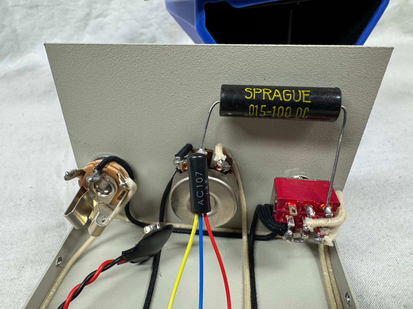 R2R Electric Treble Booster Module - Mullard AC107 transistor / Sprague caps - 2020