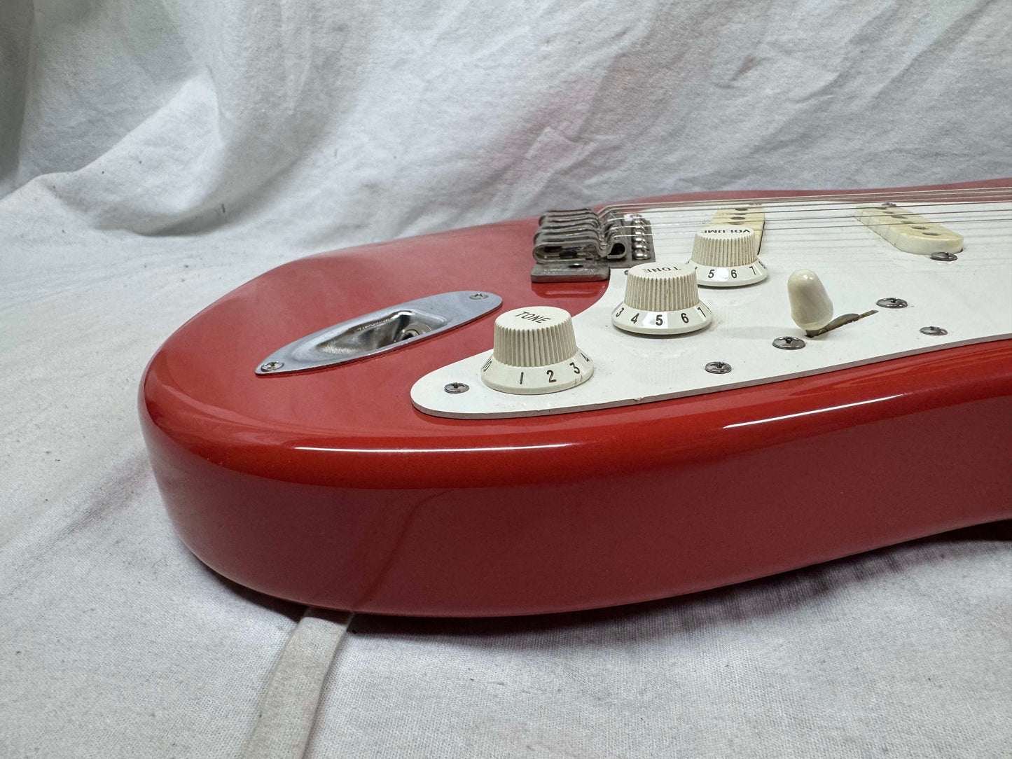 James Tyler Los Angeles SSS S-style Guitar with Case - Fiesta Red - s/n: 931