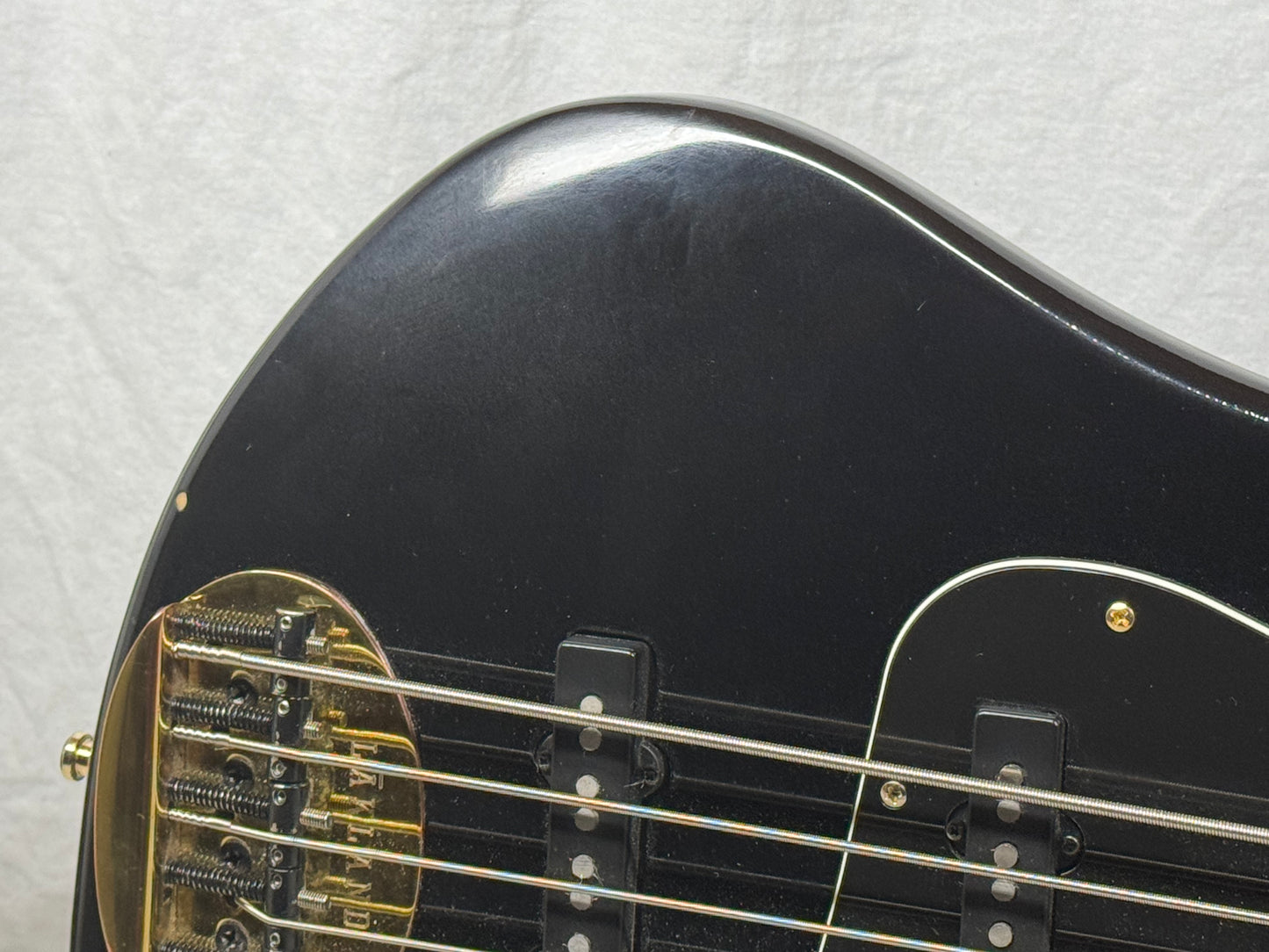 Lakland Skyline Series 5-string Bass - Upgraded Electronics - 2014 - Black / Maple neck