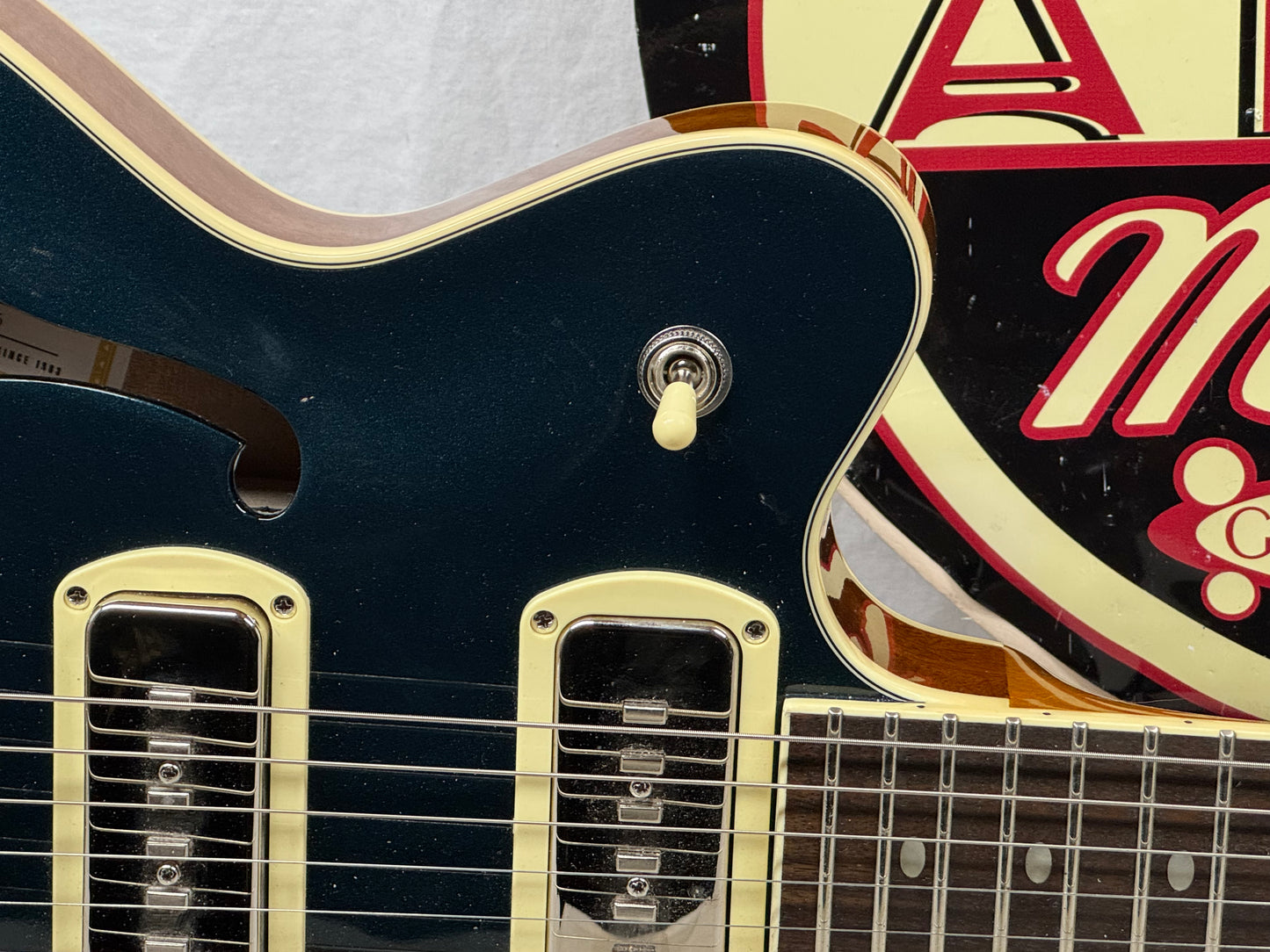 Gretsch G2655T-P90 Streamliner Center Block Jr. Double-Cut P90 Guitar with Bigsby + Case 2021 - Two-Tone Midnight Sapphire