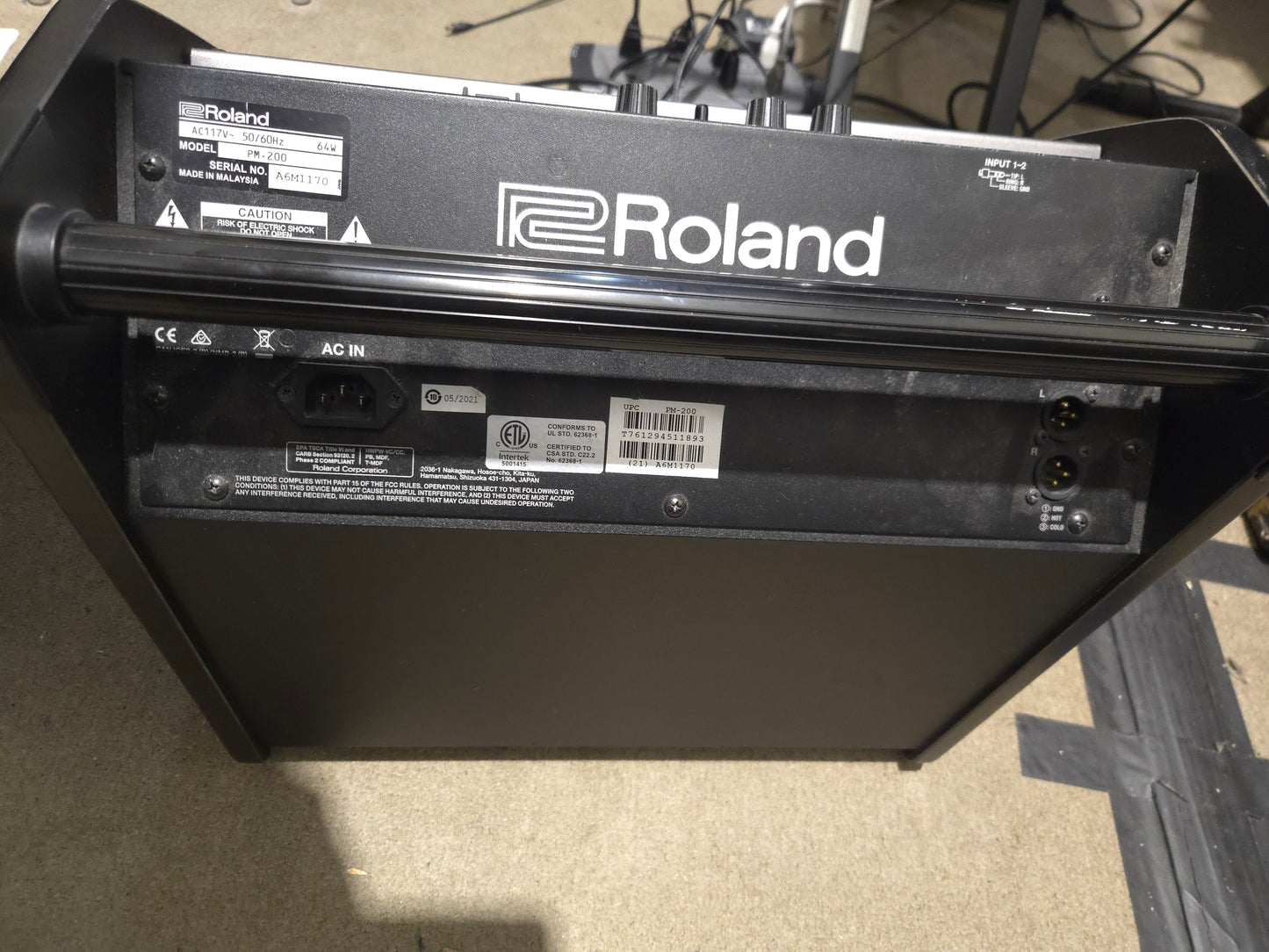 Roland PM-200 180-Watts 1x12" Personal Drum Amplifier for V-Drums 2016 - Present - Local Pickup Only