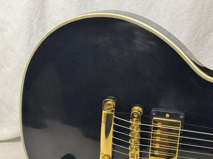 Gibson USA Custom Shop Les Paul Custom Guitar with COA + Case 2023 - Ebony / Black