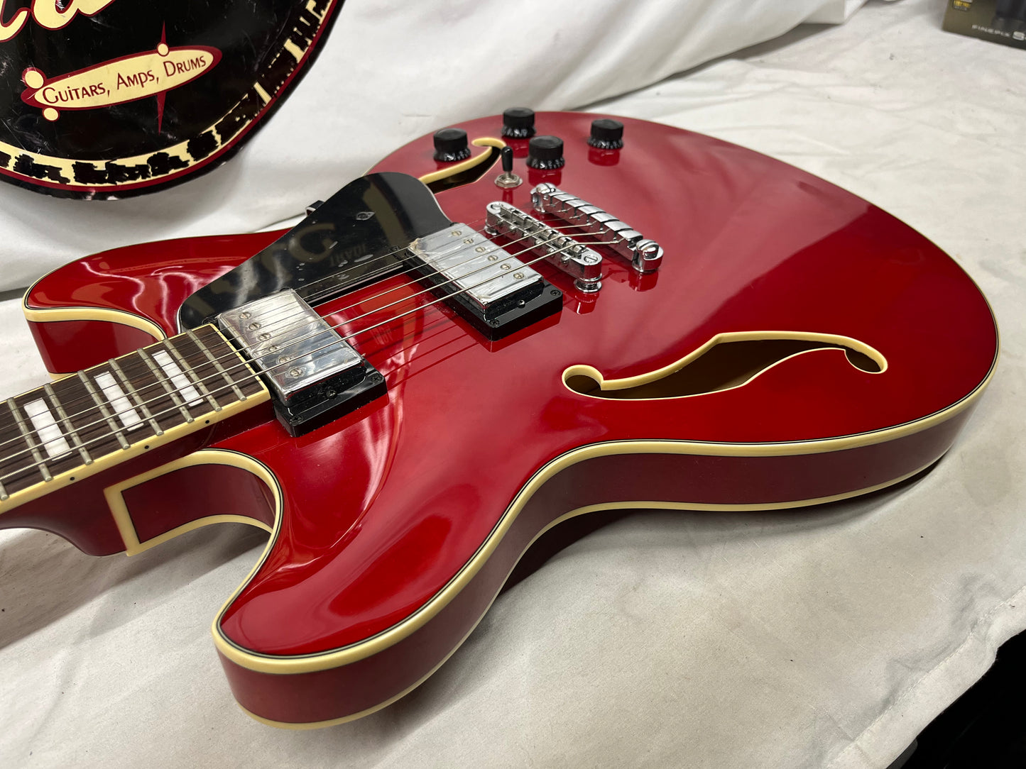 Ibanez Artcore Series AS73-TCD Semi-Hollow Body Electric Guitar - Transparent Cherry Red