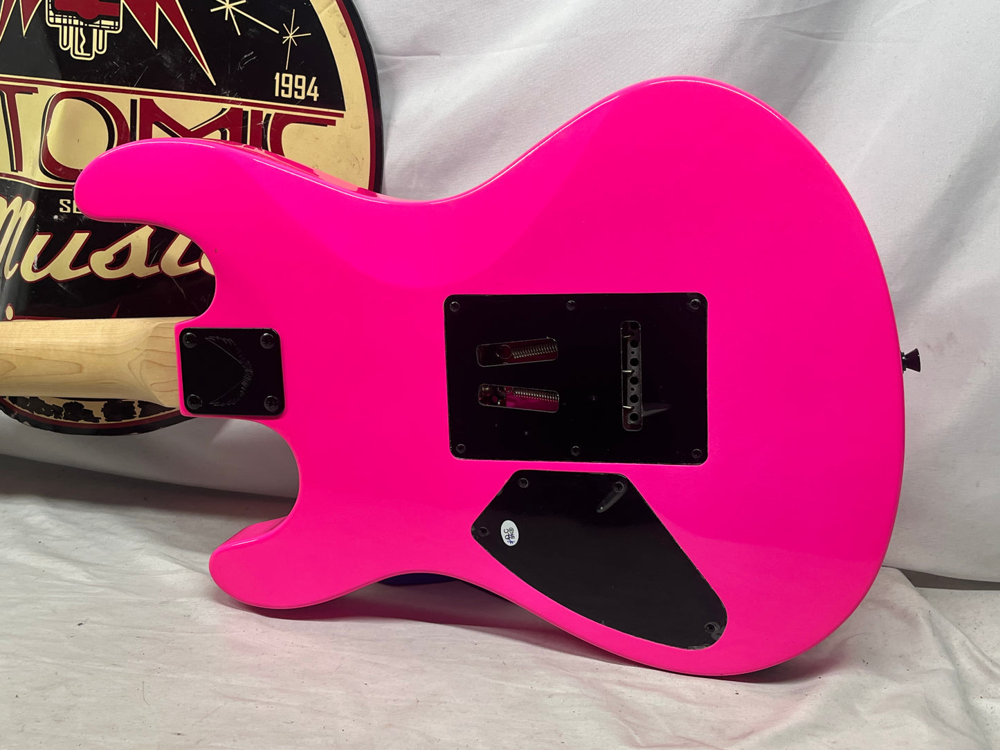Dean Custom Zone Doublecut HH Electric Guitar  - Fluorescent Pink