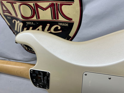 Fender American Elite Stratocaster Strat Electric Guitar - Olympic Pearl