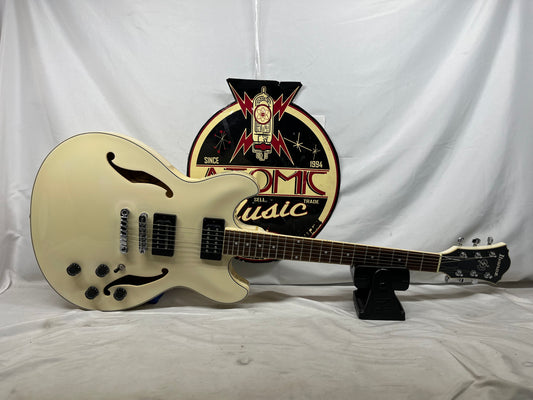 Ibanez Artcore Series AS73-IV Semi-Hollow Body Electric Guitar - Ivory