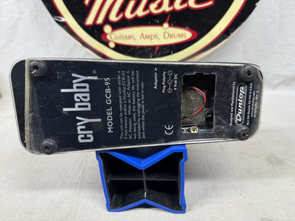 Dunlop GCB95 GCB-95 Cry Baby crybaby Wah Pedal - Rev G Circuit - missing battery cover