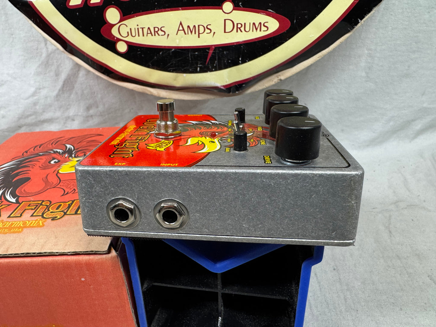 Electro-Harmonix Cock Fight cockfight Cocked Talking Wah Filter Pedal with Box