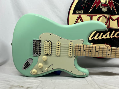 Fender American Performer Stratocaster Strat HSS Electric Guitar - Satin Surf Green