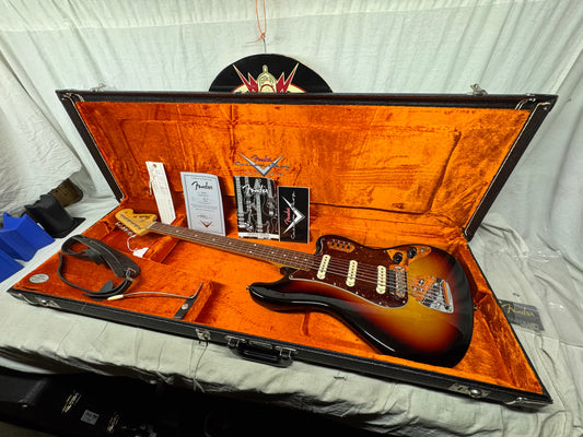Fender USA Custom Shop Bass VI 6-string Bass with COA + Case 2006 - 3-Color Sunburst / Rosewood fingerboard