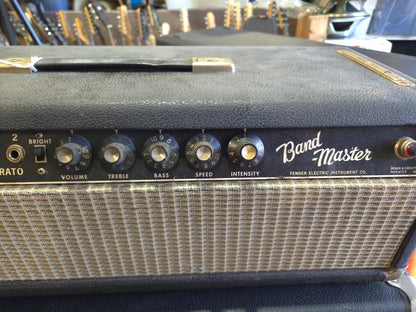 Fender Bandmaster 40-Watt 2-Channel Guitar Amp Head 1964 - Black Panel - Local Pickup Only