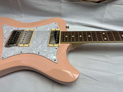 Knaggs Tuckahoe Trembuck #70 Guitar with Case 2023 - Shell Pink / Mahogany body / Maple neck / Nickel hw / Gloss finish
