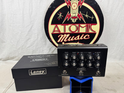 Laney Black Country Customs x Nathan East DB-EAST-PRE Digbeth Bass Preamp Pedal with Box