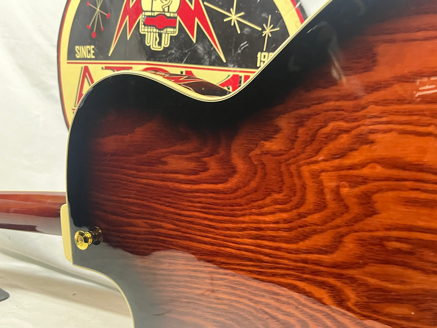 Ibanez AG95QA Hollow Body Electric Guitar - Dark Brown Sunburst