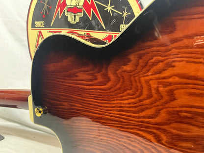 Ibanez AG95QA Hollow Body Electric Guitar - Dark Brown Sunburst