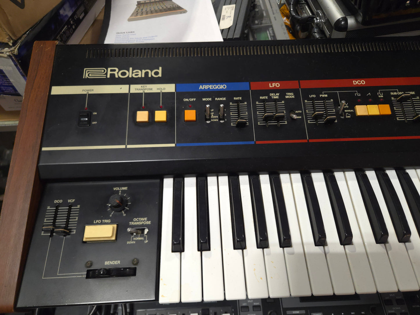 Roland Juno-6 61-Key Polyphonic Synthesizer 1982 - 1984 - Local Pickup Only