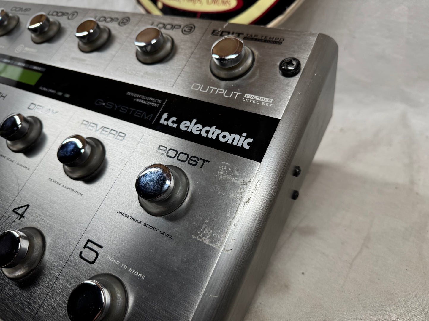 TC Electronic G-System Guitar Multi-Effects Preamp Floorboard Pedal