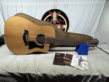Taylor Somos Collection 150ce Bajo Quinto 10-string Dreadnought Acoustic Guitar with Soft Case 2026