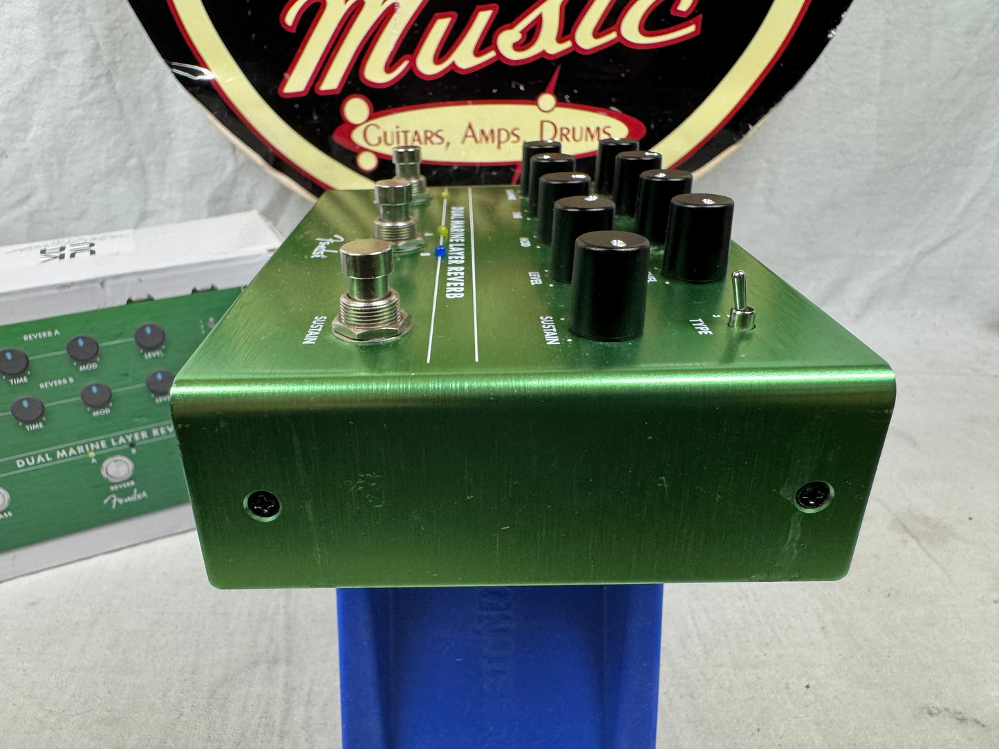 Fender Dual Marine Layer Reverb Pedal with Box