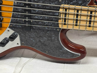 Fender American Elite Jazz Bass V Ash 5-string J-Bass - Image 5
