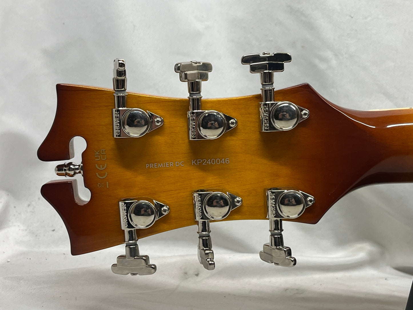 D'Angelico DAPDCDITBNS Premier DC Semi-Hollow Body Electric Guitar - Dark Iced Tea Burst