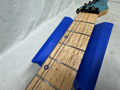 Kiesel A2 6 6-string Guitar with Gig Bag - Blue Mist Metallic