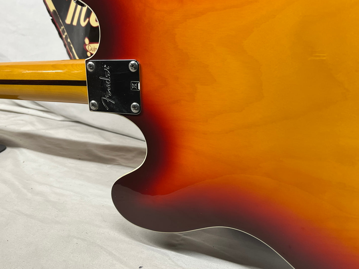 Fender Starcaster Semi-Hollow Body Electric Guitar - Aged Cherry Burst with Gig Bag
