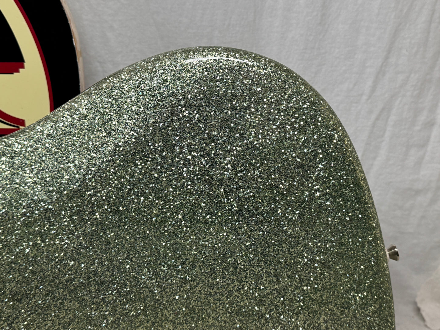 Shelton Electric Instruments Custom GalaxyFlite galaxy flite Guitar with Case 2022 - Mermaid Sea Glass Sparkle