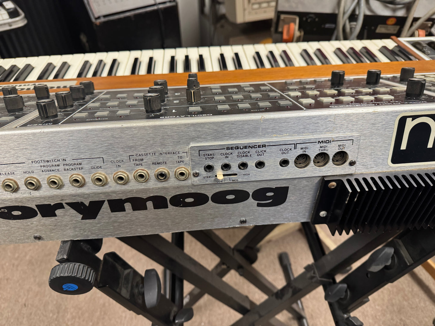 Moog Model 345A Memorymoog Plus memorymoog+ Polyphonic Synthesizer Keyboard - Local Pickup Only