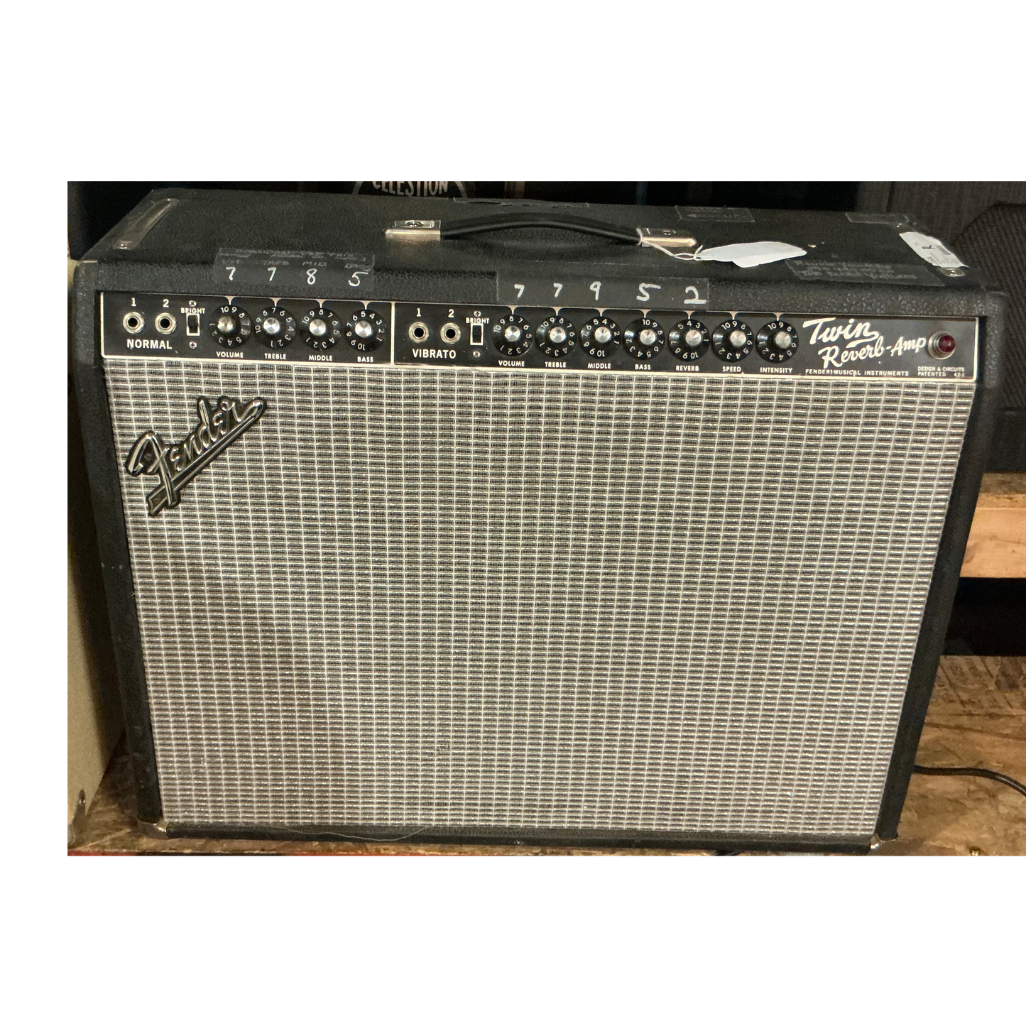 Fender Twin Reverb Amp Tube Guitar Combo Amplifier 1960s - Black Panel - Local Pickup Only