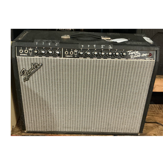 Fender Twin Reverb Amp Tube Guitar Combo Amplifier 1960s - Black Panel - Local Pickup Only
