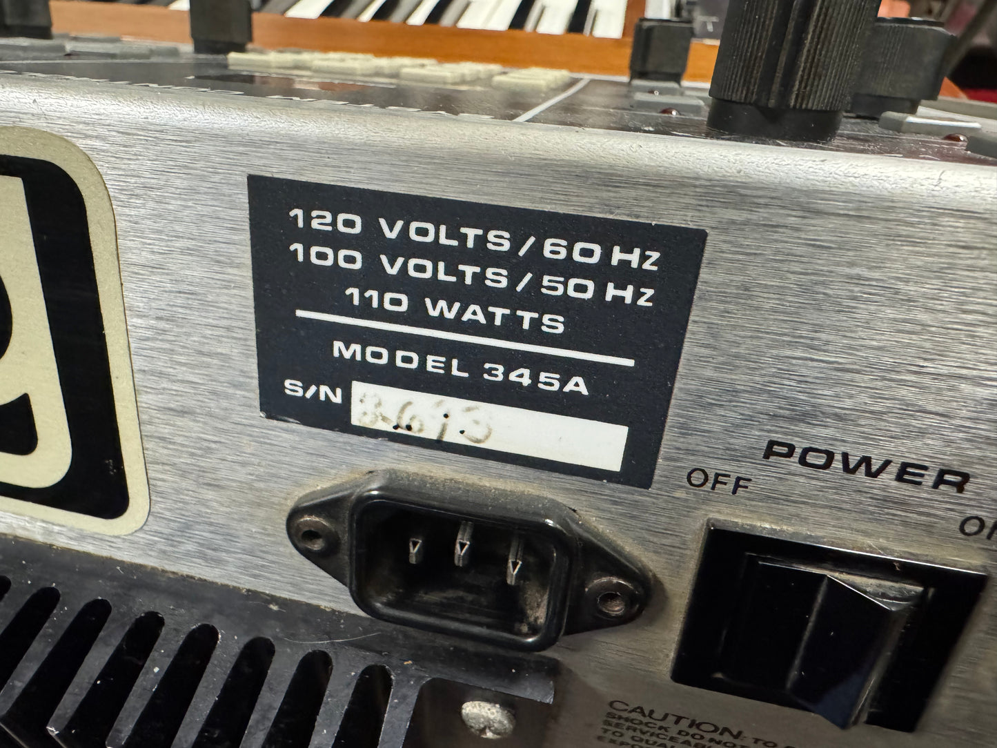 Moog Model 345A Memorymoog Plus memorymoog+ Polyphonic Synthesizer Keyboard - Local Pickup Only