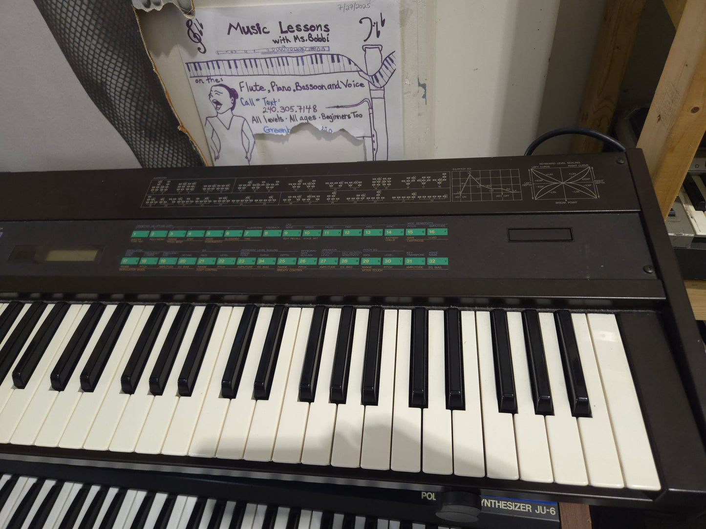 Yamaha DX7 Programmable Algorithm Synthesizer 1983 - 1987 - Local Pickup Only