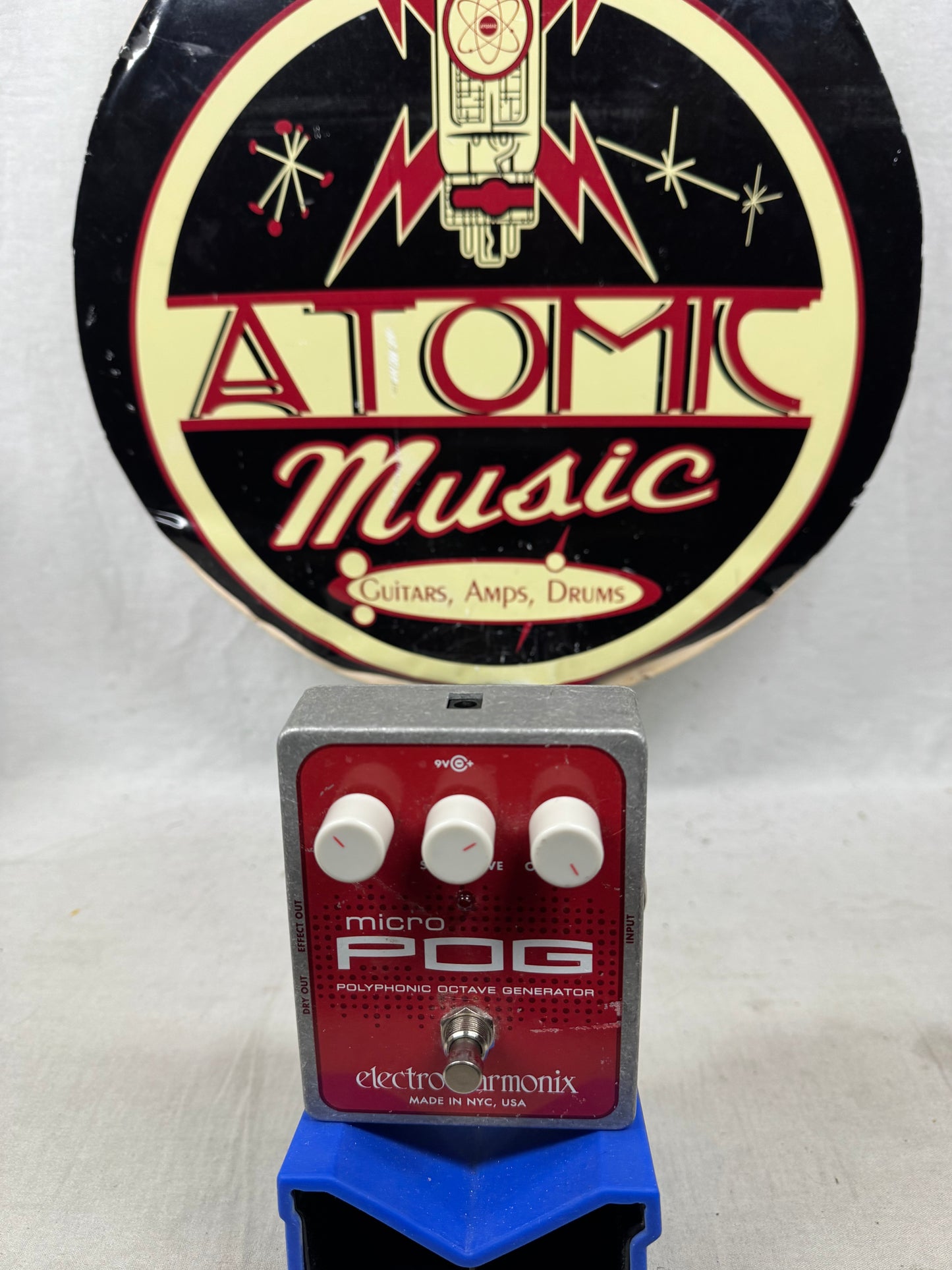 Electro-Harmonix Micro POG p.o.g. Polyphonic Octave Generator Pitch Shifter Harmonizer Pedal