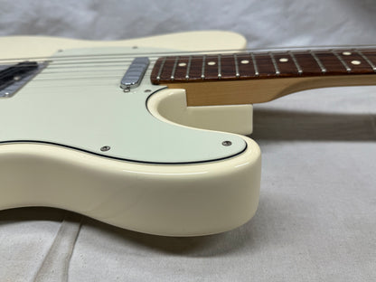 Fender Limited Edition American Standard Telecaster with Matching Headstock Guitar + Case 2016 - Olympic White / Rosewood fingerboard