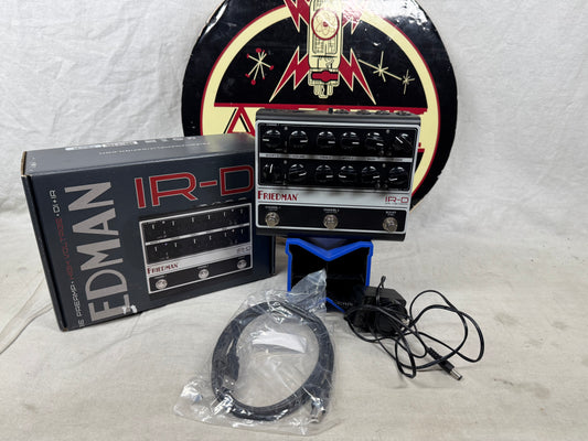 Friedman IR-D Dual Tube Preamp DI Pedal with Power Supply + Box