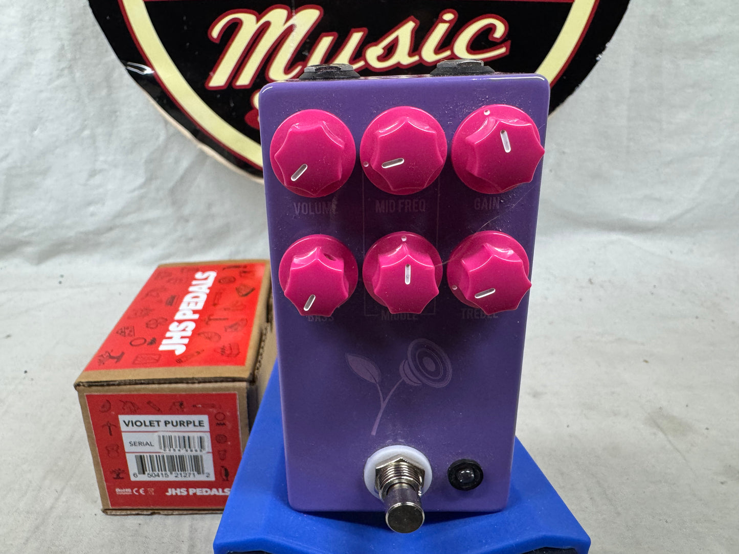 JHS Pedals The Violet Lari Basilio Signature Distortion Overdrive Pedal with Box - Purple