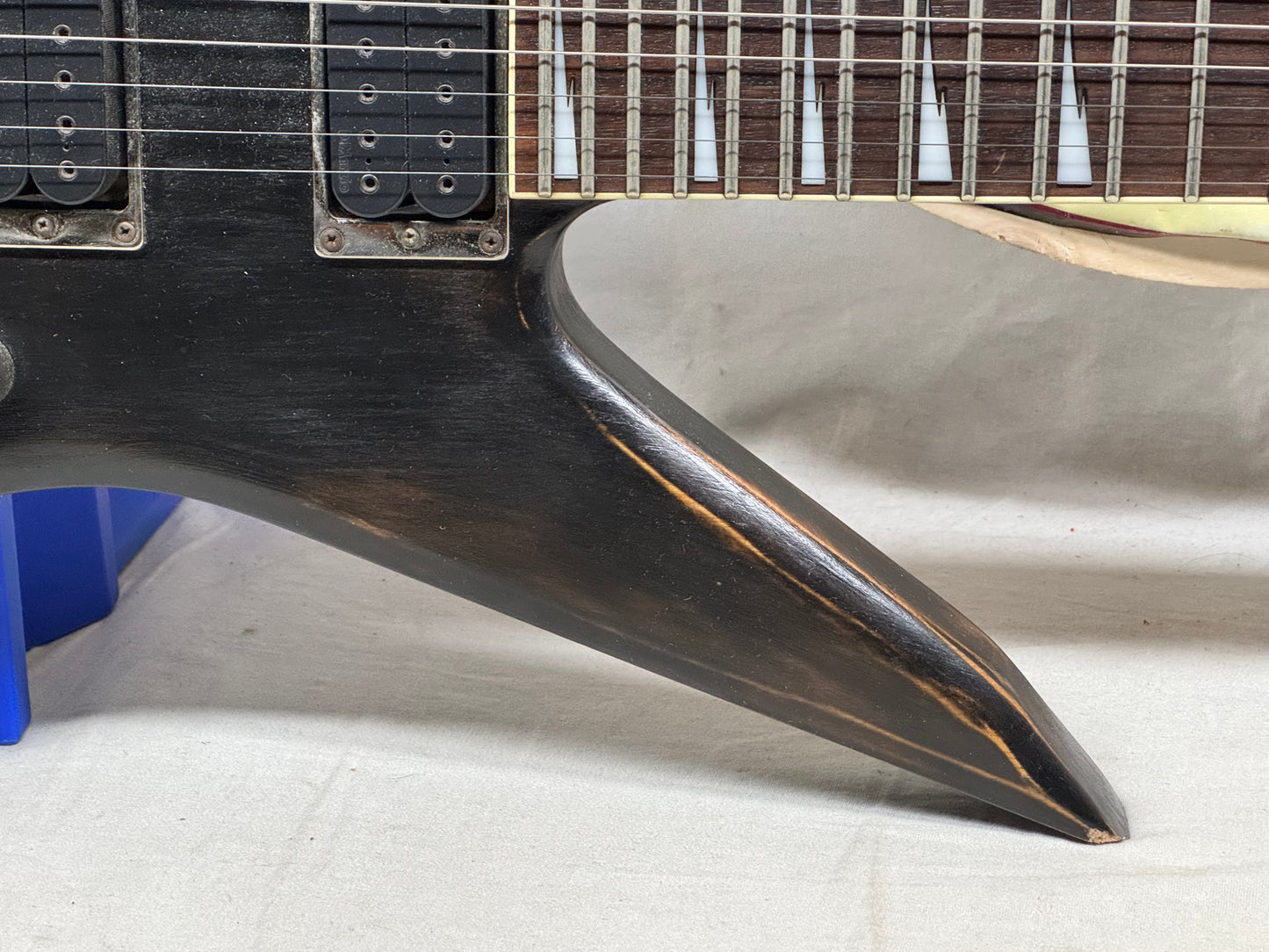 Ibanez X Xiphos Series XPT700FN xpt700 xpt 700 fn Guitar with Case - crack in body - Rusty Glitter Flat - sanded off in most areas - 2008