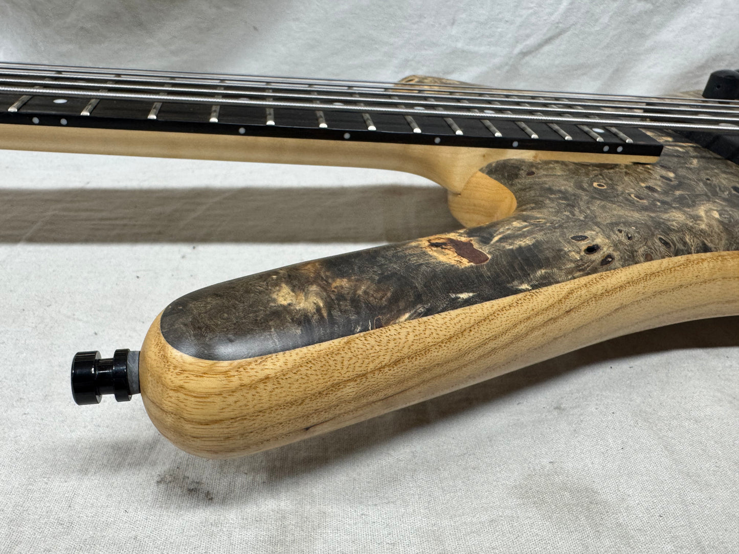 Warwick Limited Edition #39 of 100 Teambuilt Corvette $$ Double Buck 5-String Bass 2019 - Natural Transparent Satin Multicolor
