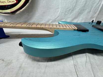 Kiesel A2 6 6-string Guitar with Gig Bag - Blue Mist Metallic