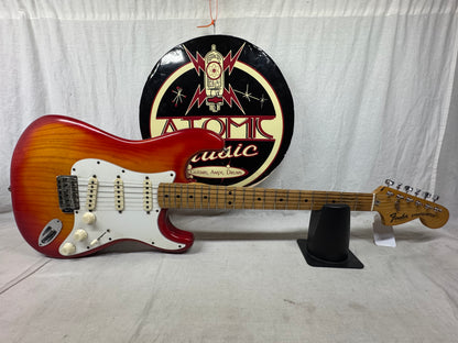Fender USA Stratocaster Guitar with Case - neck has been re-fin'd / re-fretted / re-shaped 1982