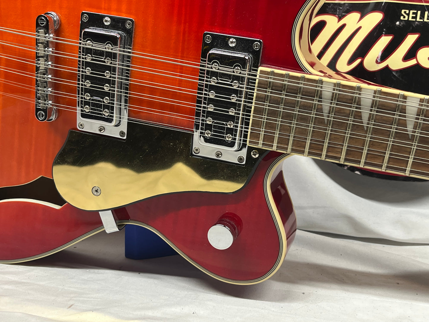 Eastwood Classic 12-String Doublecut Semi-Hollow Body Electric Guitar