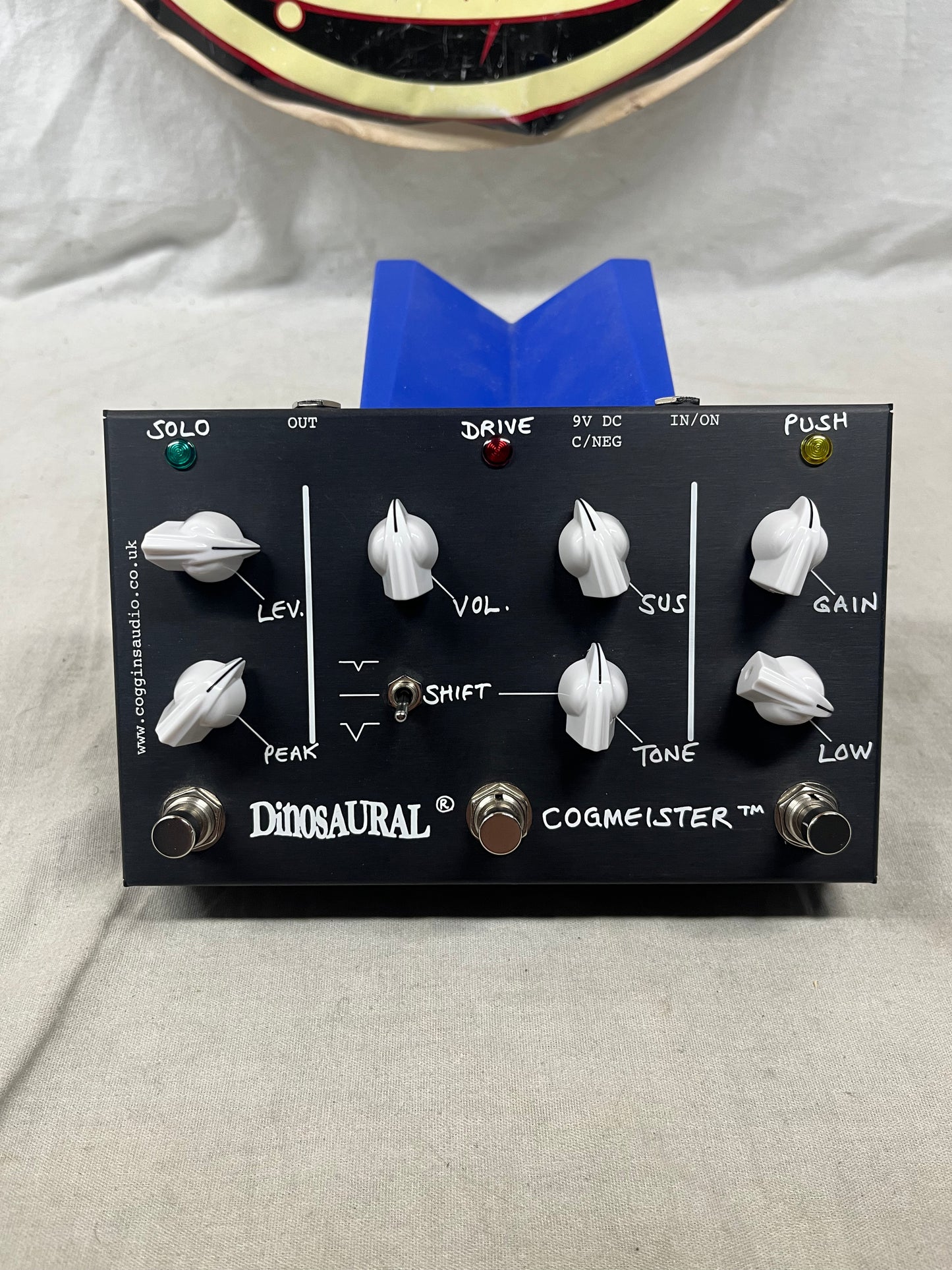Dinosaural Cogmeister Overdrive Guitar Pedal with Box