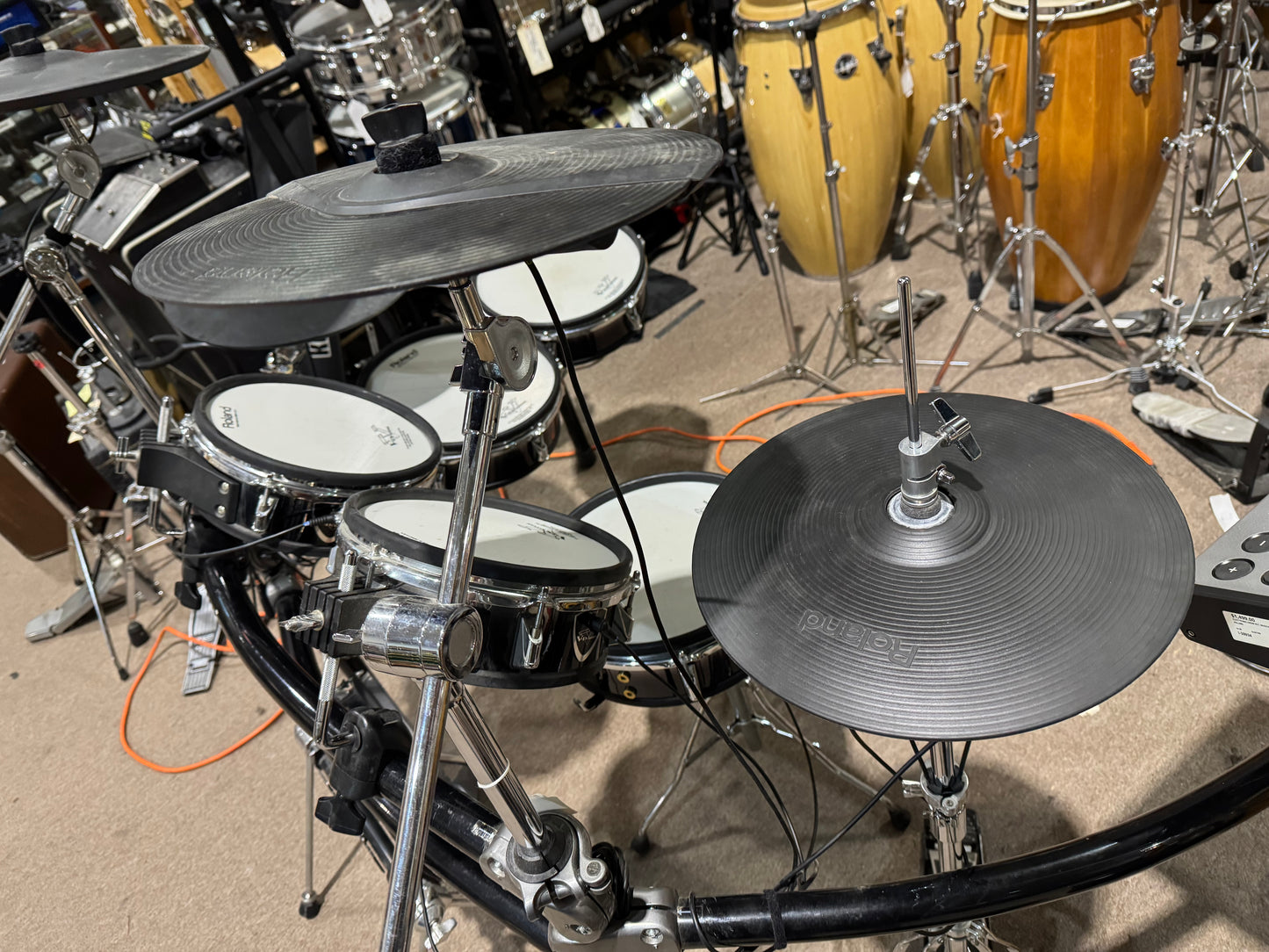 Roland V-Drums Kit: TD-20 td20 Brain MDS-20 rack VH-12 CY-15R CY-14C CY-8 KD-120 PD-125 PD-105 + DW-8000 HH Stand 2005 - Local Pickup Only