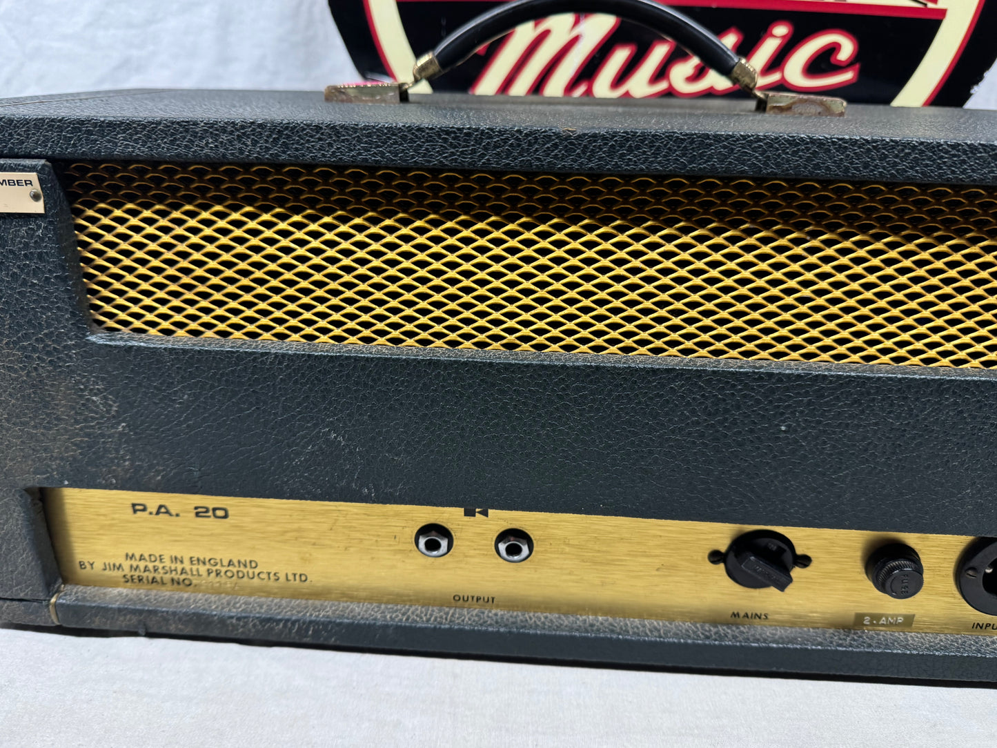 Marshall Model 1917 JMP PA20 pa p.a. 20-Watt Tube Amplifier Head 1970 - Local Pickup Only