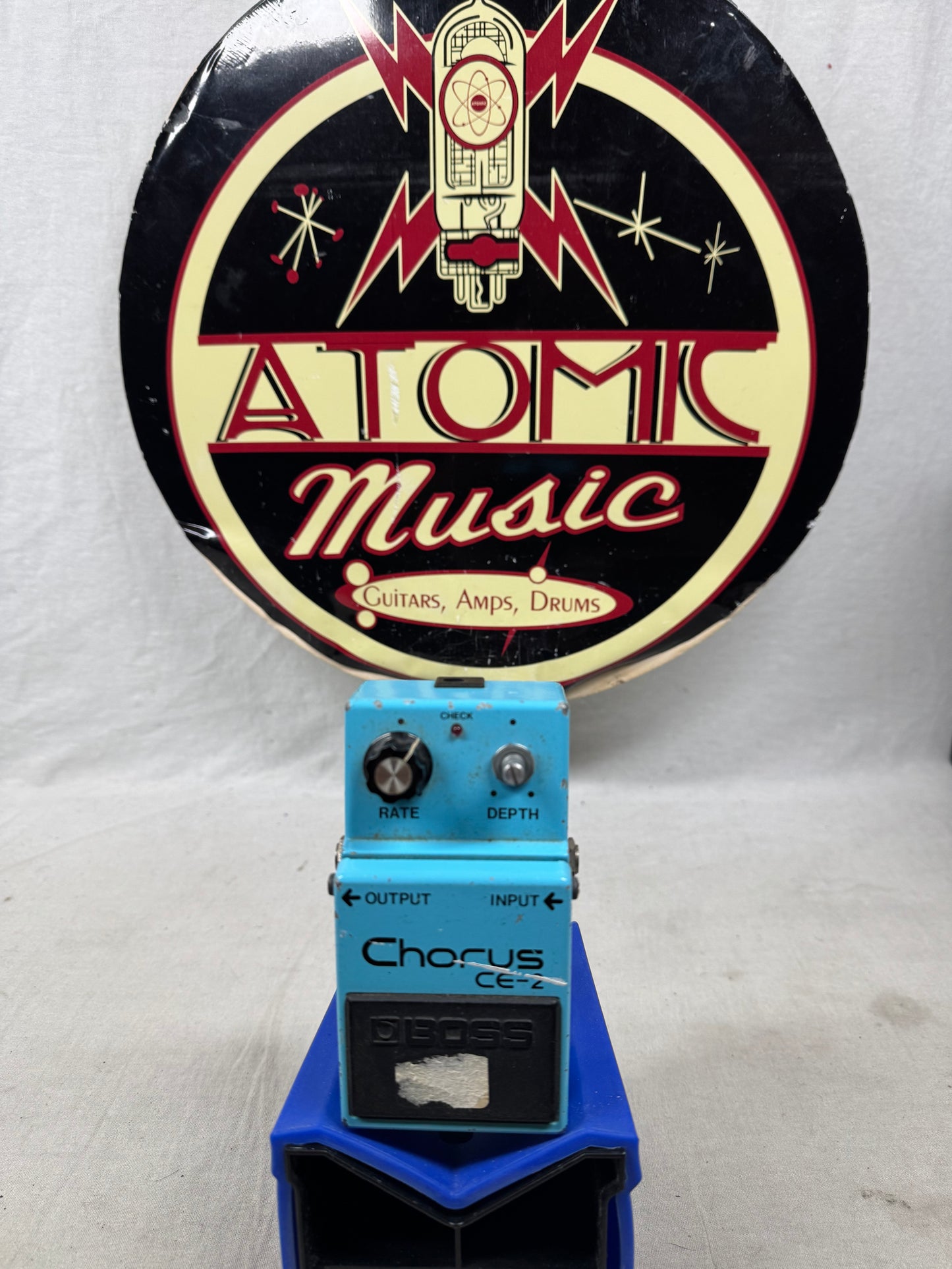 Boss CE-2 ce2 Chorus Pedal - Black Label / MIJ Made In Japan / ACA 12-volt power 1981
