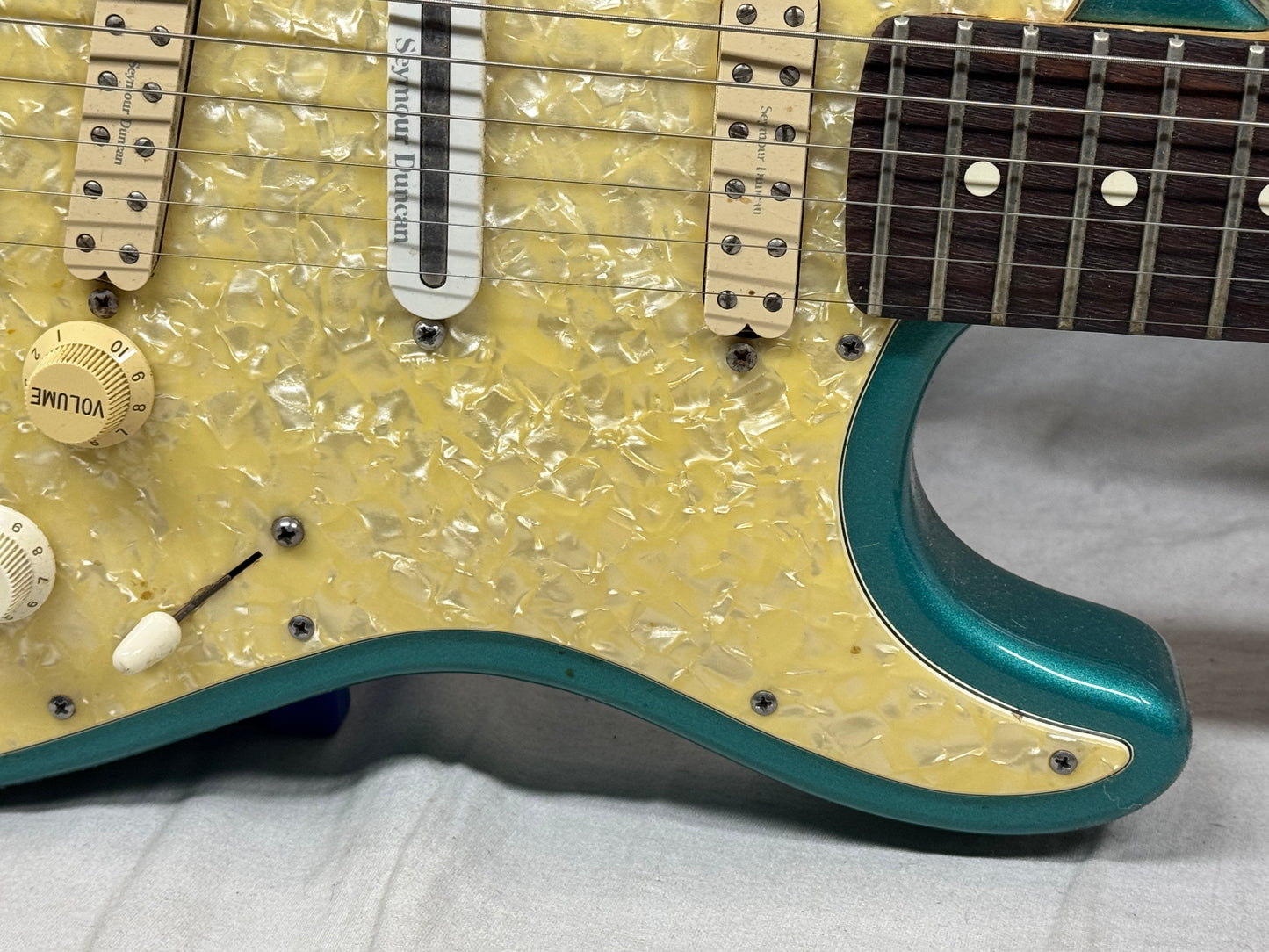 Fender American Standard Stratocaster Guitar with Case 1993 - Cobalt Blue Metallic