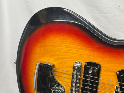 Teisco V-2 Doublecut Electric Guitar MIJ - Made in Japan - No Tremolo Arm