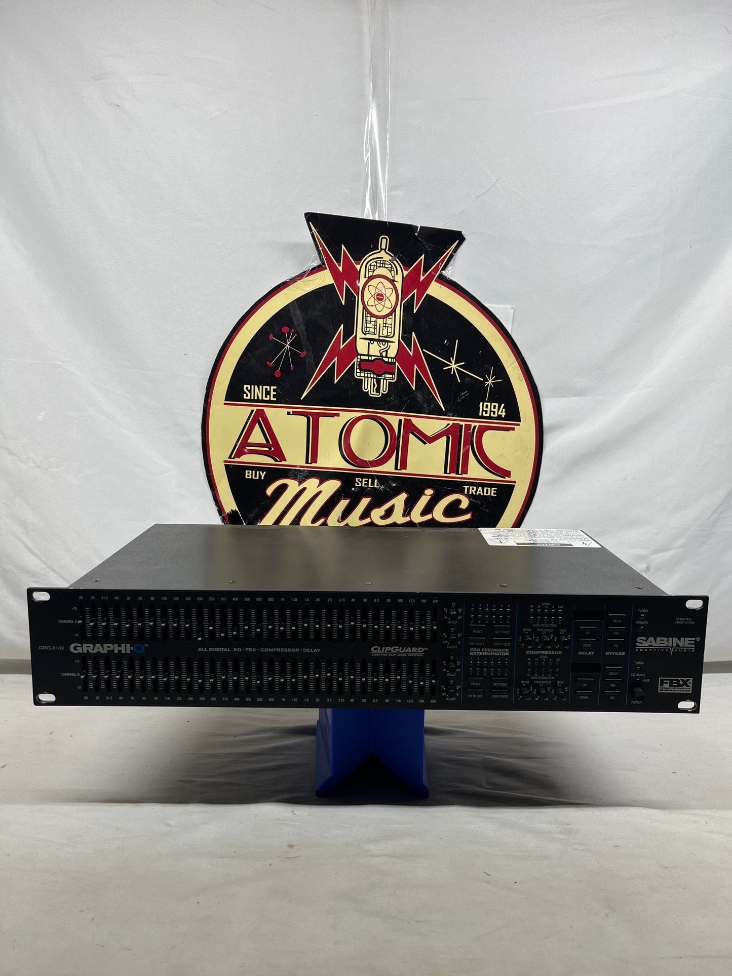 Sabine GRQ-3102 Graphi-Q Graphic EQ Equalizer Rack Module